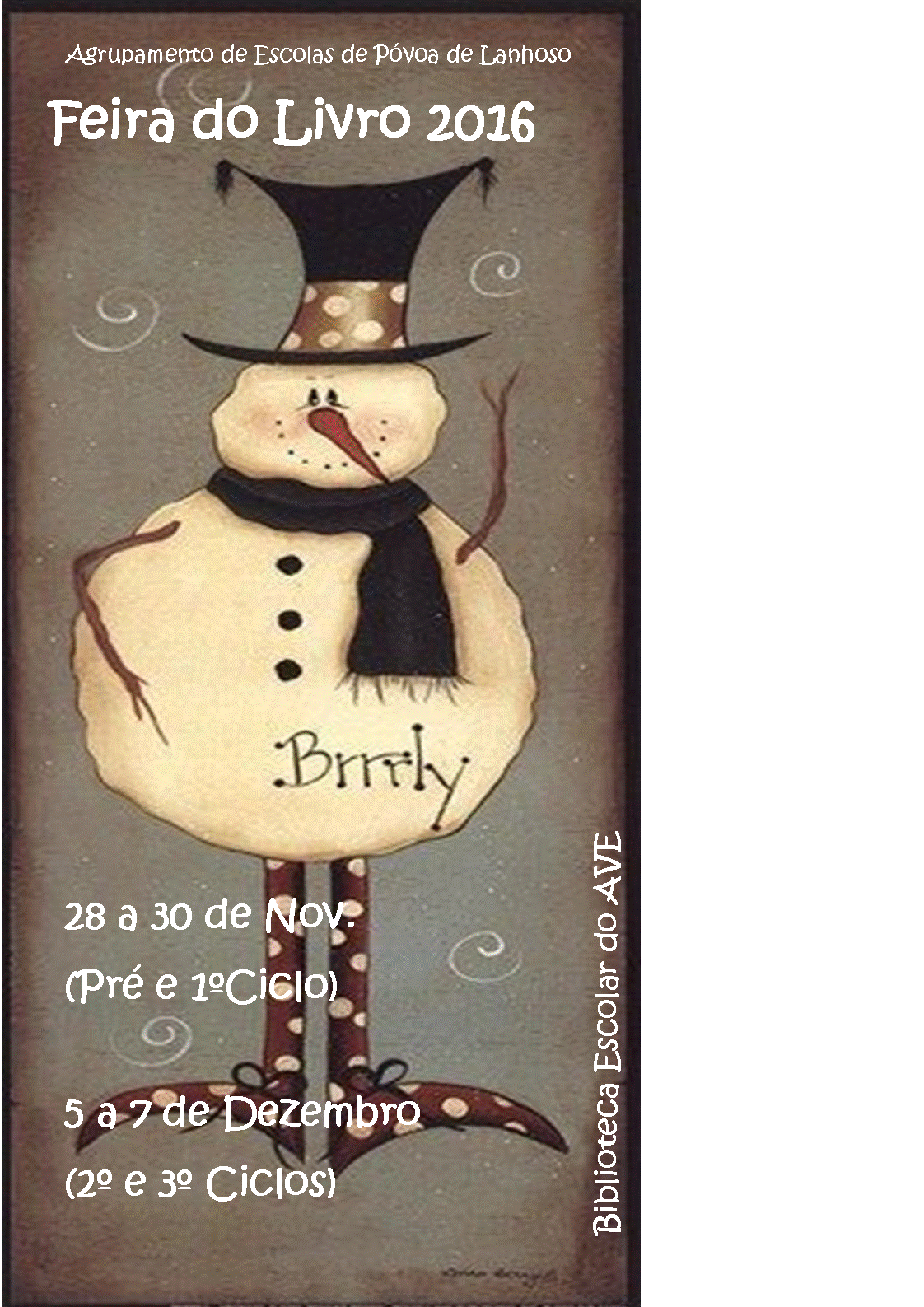 Cartaz Feira do Livro